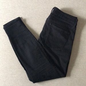 Gap black denim trousers (31 true skinny curvy)